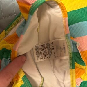 Old Navy Multicolor Striped Swimsuit